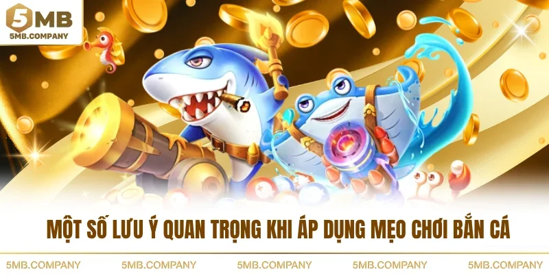 Một số lưu ý quan trọng khi áp dụng mẹo chơi bắn cá